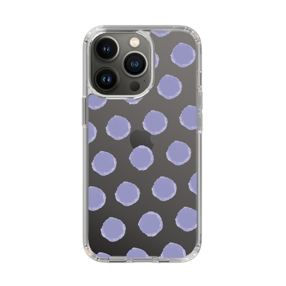 Slim Protection Case［ Original - Favorite Color Polka Dots - Purple ］