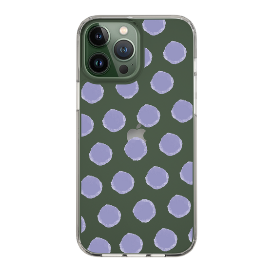 Slim Protection Case［ Original - Favorite Color Polka Dots - Purple ］