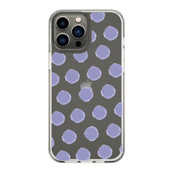 Slim Protection Case［ Original - Favorite Color Polka Dots - Purple ］