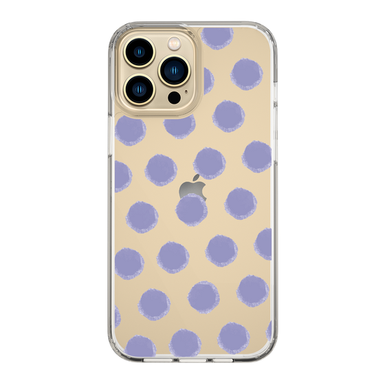 Slim Protection Case［ Original - Favorite Color Polka Dots - Purple ］