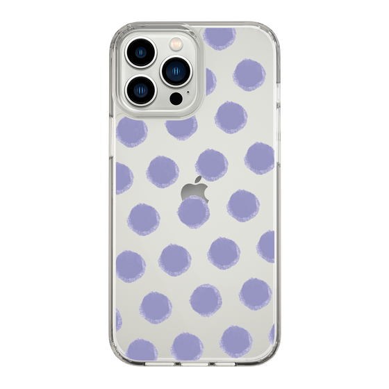 Slim Protection Case［ Original - Favorite Color Polka Dots - Purple ］