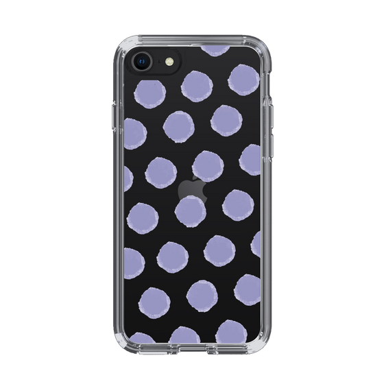 Slim Protection Case［ Original - Favorite Color Polka Dots - Purple ］