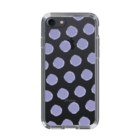 Slim Protection Case［ Original - Favorite Color Polka Dots - Purple ］