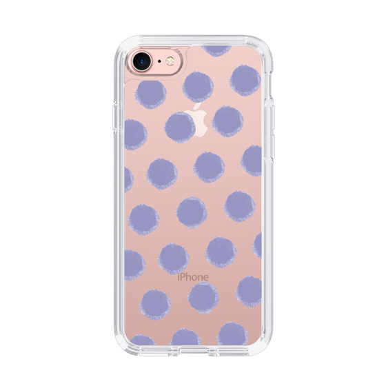 Slim Protection Case［ Original - Favorite Color Polka Dots - Purple ］