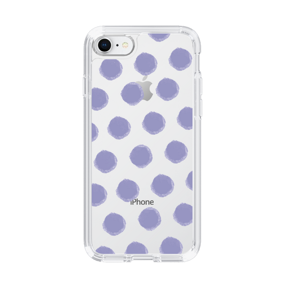 Slim Protection Case［ Original - Favorite Color Polka Dots - Purple ］