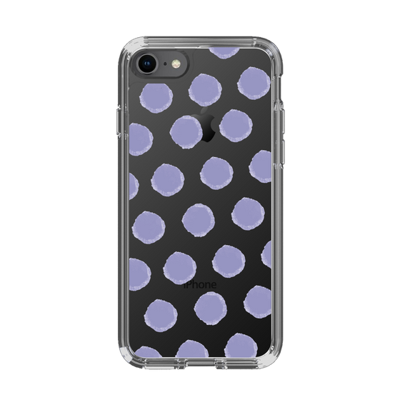 Slim Protection Case［ Original - Favorite Color Polka Dots - Purple ］