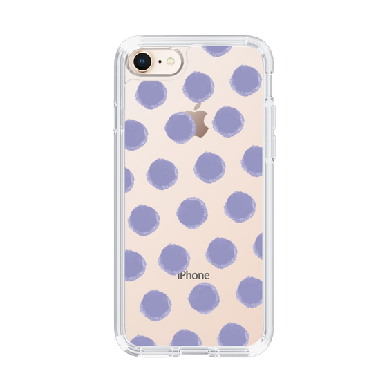 Slim Protection Case［ Original - Favorite Color Polka Dots - Purple ］