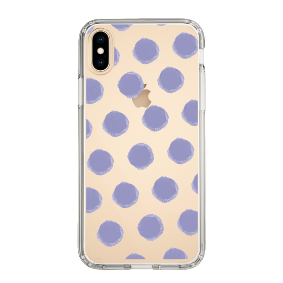 Slim Protection Case［ Original - Favorite Color Polka Dots - Purple ］
