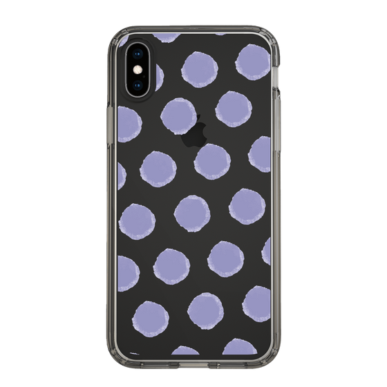 Slim Protection Case［ Original - Favorite Color Polka Dots - Purple ］