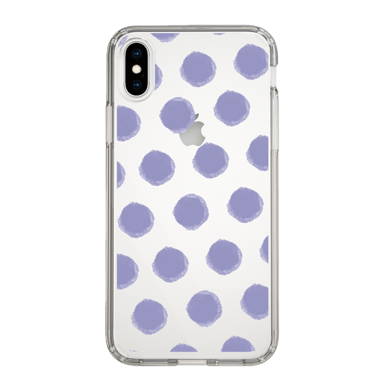 Slim Protection Case［ Original - Favorite Color Polka Dots - Purple ］