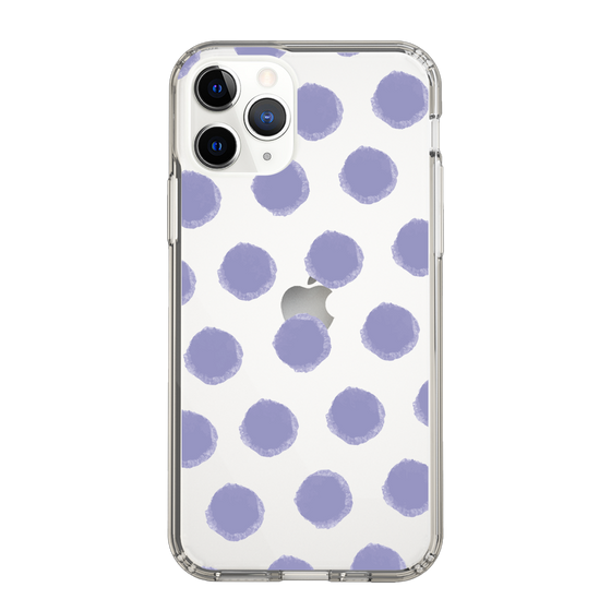 Slim Protection Case［ Original - Favorite Color Polka Dots - Purple ］