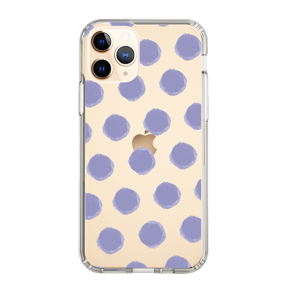 Slim Protection Case［ Original - Favorite Color Polka Dots - Purple ］