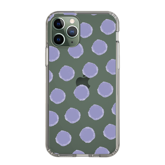 Slim Protection Case［ Original - Favorite Color Polka Dots - Purple ］