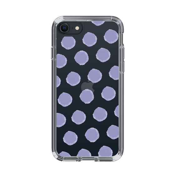 Slim Protection Case［ Original - Favorite Color Polka Dots - Purple ］
