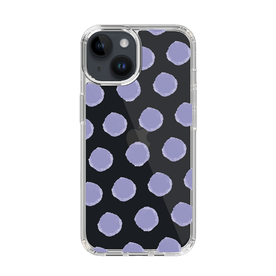 Slim Protection Case［ Original - Favorite Color Polka Dots - Purple ］