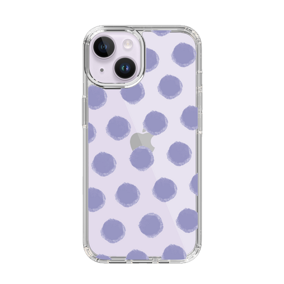 Slim Protection Case［ Original - Favorite Color Polka Dots - Purple ］