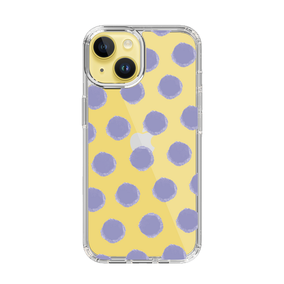 Slim Protection Case［ Original - Favorite Color Polka Dots - Purple ］