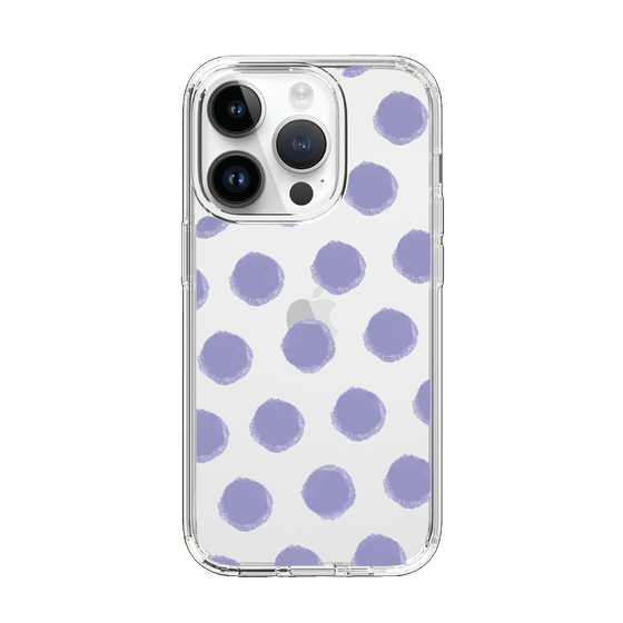 Slim Protection Case［ Original - Favorite Color Polka Dots - Purple ］