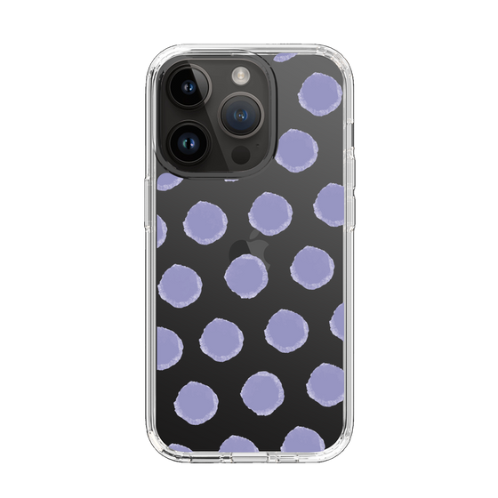 Slim Protection Case［ Original - Favorite Color Polka Dots - Purple ］