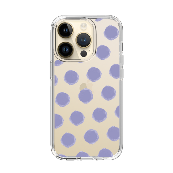 Slim Protection Case［ Original - Favorite Color Polka Dots - Purple ］