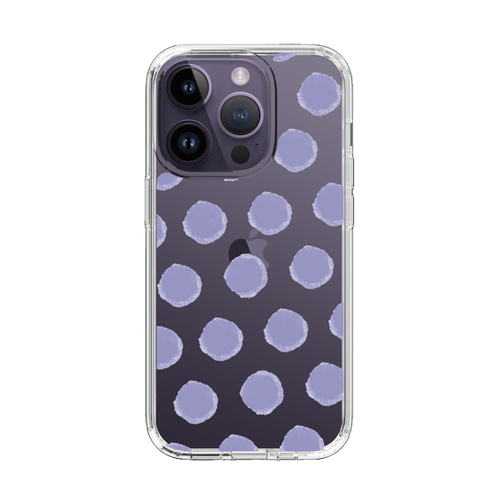 Slim Protection Case［ Original - Favorite Color Polka Dots - Purple ］