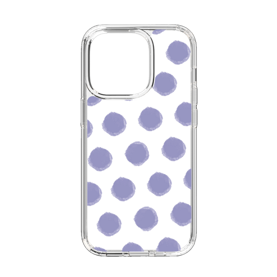 Slim Protection Case［ Original - Favorite Color Polka Dots - Purple ］