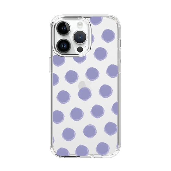 Slim Protection Case［ Original - Favorite Color Polka Dots - Purple ］