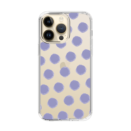 Slim Protection Case［ Original - Favorite Color Polka Dots - Purple ］