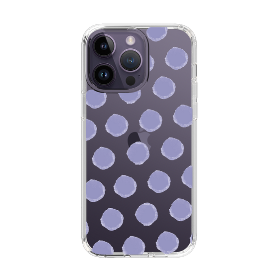 Slim Protection Case［ Original - Favorite Color Polka Dots - Purple ］