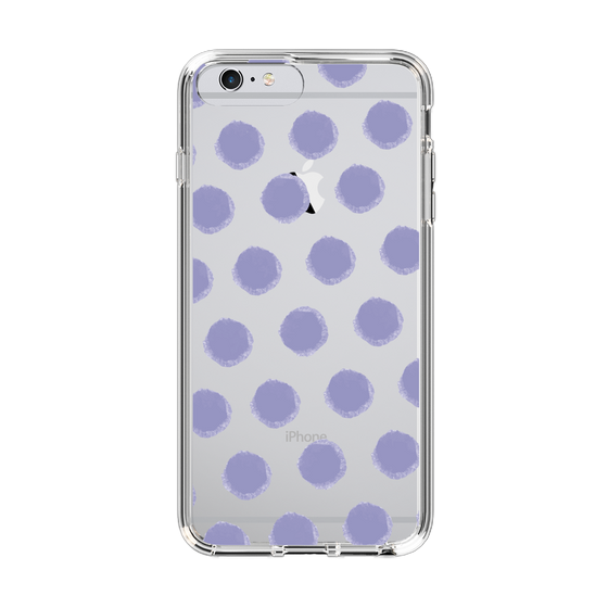Slim Protection Case［ Original - Favorite Color Polka Dots - Purple ］