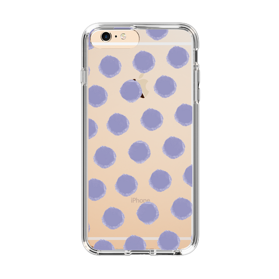 Slim Protection Case［ Original - Favorite Color Polka Dots - Purple ］
