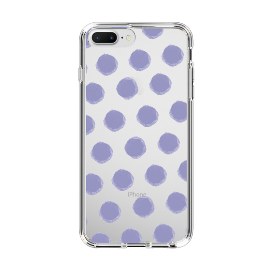 Slim Protection Case［ Original - Favorite Color Polka Dots - Purple ］