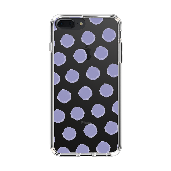 Slim Protection Case［ Original - Favorite Color Polka Dots - Purple ］