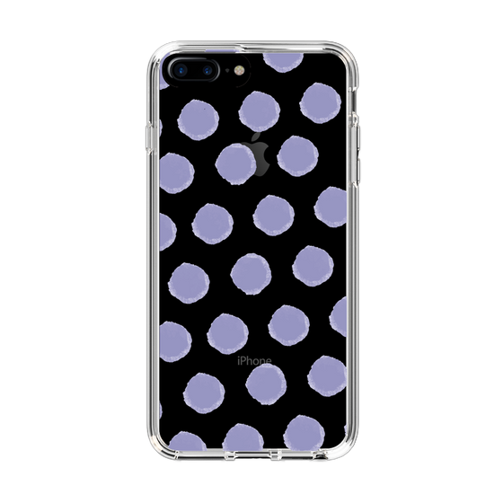 Slim Protection Case［ Original - Favorite Color Polka Dots - Purple ］