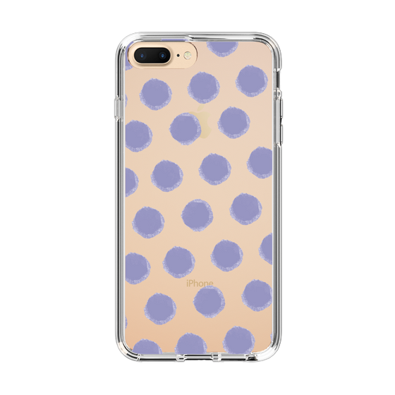 Slim Protection Case［ Original - Favorite Color Polka Dots - Purple ］