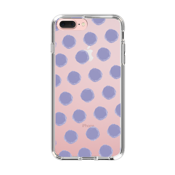 Slim Protection Case［ Original - Favorite Color Polka Dots - Purple ］