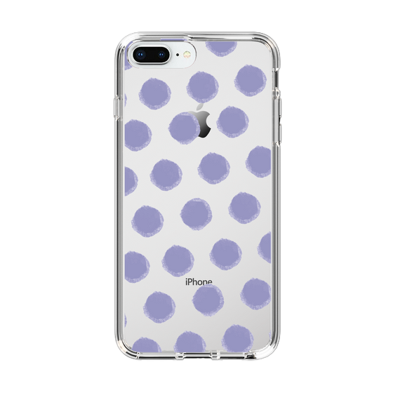 Slim Protection Case［ Original - Favorite Color Polka Dots - Purple ］