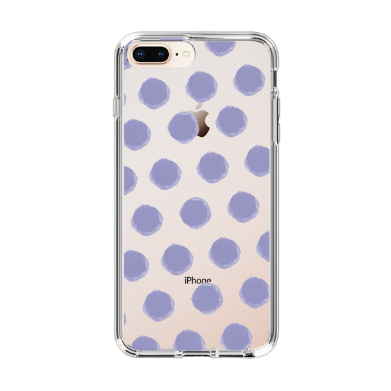 Slim Protection Case［ Original - Favorite Color Polka Dots - Purple ］