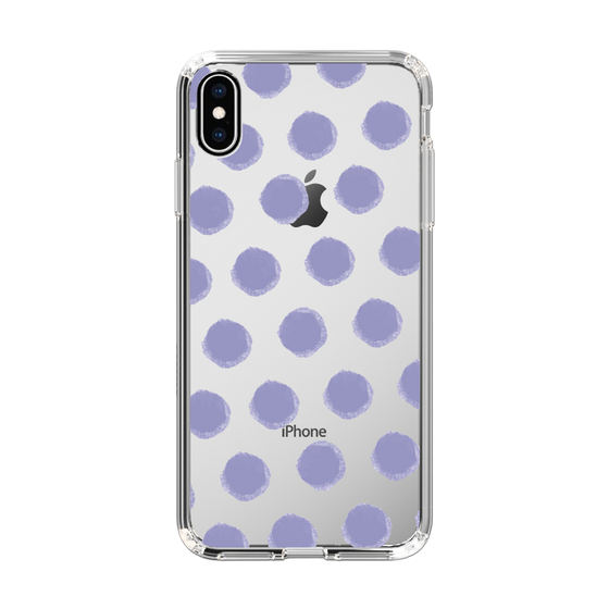 Slim Protection Case［ Original - Favorite Color Polka Dots - Purple ］