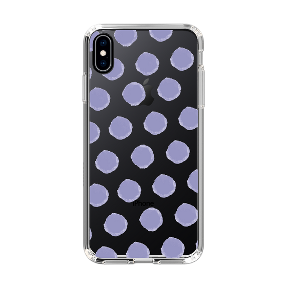 Slim Protection Case［ Original - Favorite Color Polka Dots - Purple ］