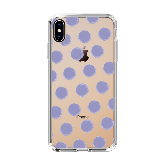 Slim Protection Case［ Original - Favorite Color Polka Dots - Purple ］