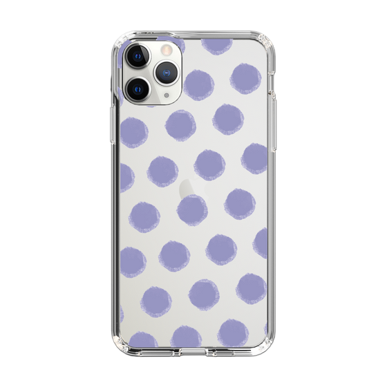 Slim Protection Case［ Original - Favorite Color Polka Dots - Purple ］