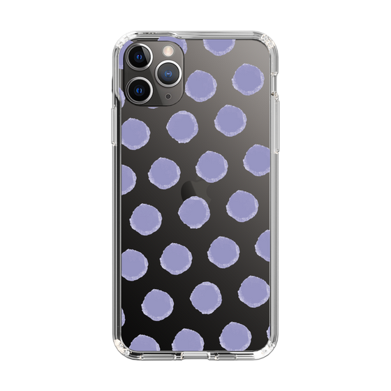 Slim Protection Case［ Original - Favorite Color Polka Dots - Purple ］