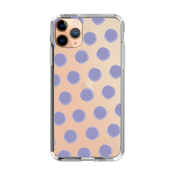 Slim Protection Case［ Original - Favorite Color Polka Dots - Purple ］