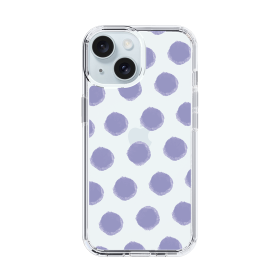 Slim Protection Case［ Original - Favorite Color Polka Dots - Purple ］
