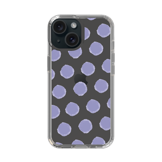 Slim Protection Case［ Original - Favorite Color Polka Dots - Purple ］