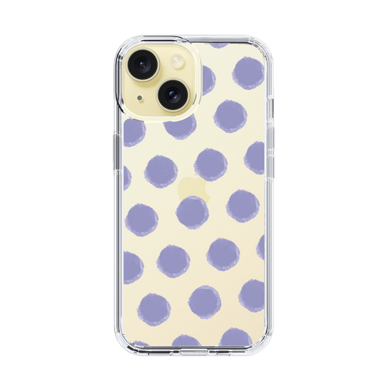Slim Protection Case［ Original - Favorite Color Polka Dots - Purple ］