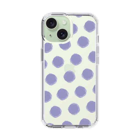 Slim Protection Case［ Original - Favorite Color Polka Dots - Purple ］
