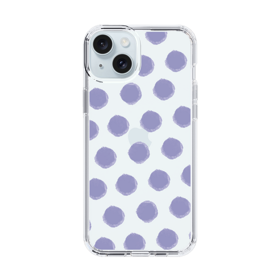 Slim Protection Case［ Original - Favorite Color Polka Dots - Purple ］