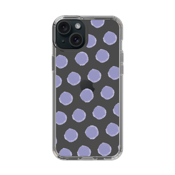 Slim Protection Case［ Original - Favorite Color Polka Dots - Purple ］